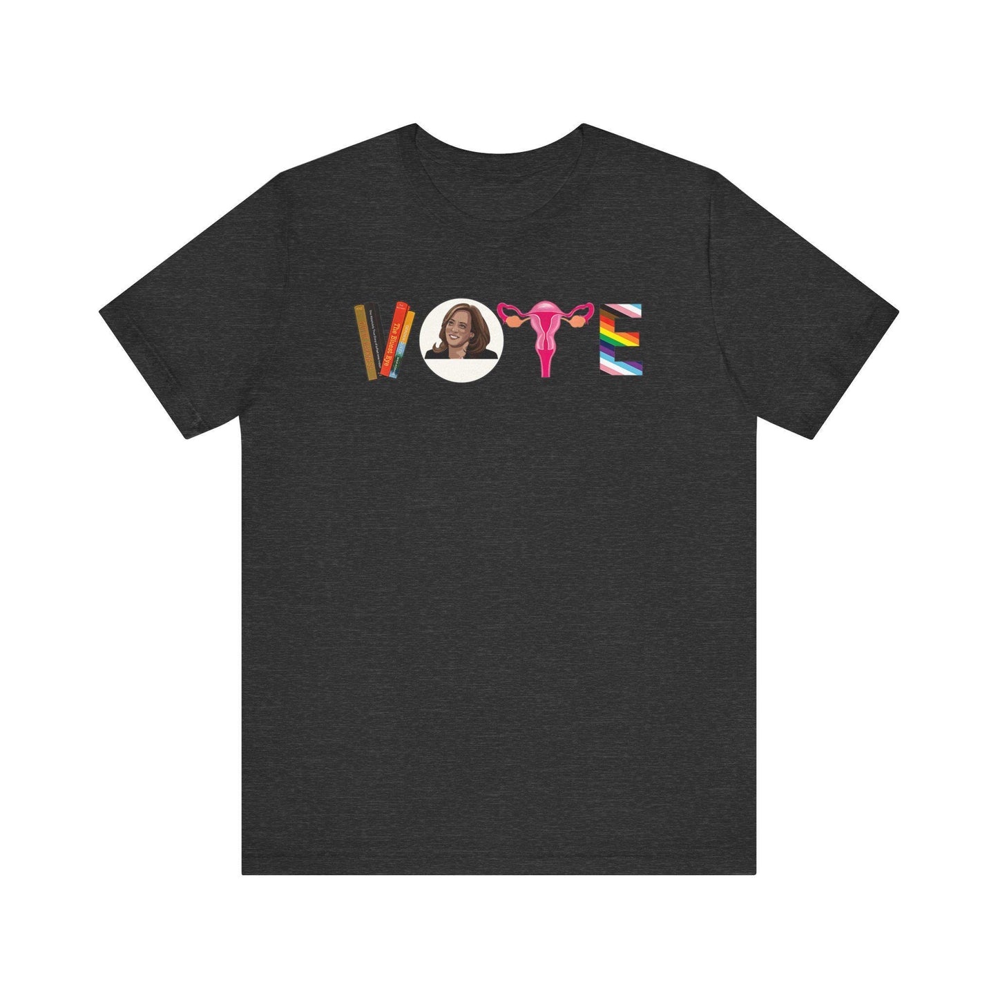 Vote shirt, Kamala Harris Shirt, Human rights Vote Shirt, Banned Books LGBTQ Reproductive right tee, USA Election 2024 shirt, Comma La Shirt