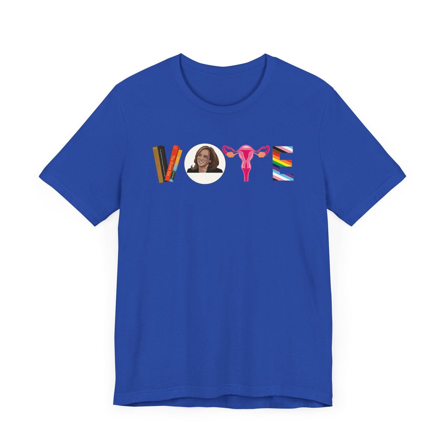 Vote shirt, Kamala Harris Shirt, Human rights Vote Shirt, Banned Books LGBTQ Reproductive right tee, USA Election 2024 shirt, Comma La Shirt