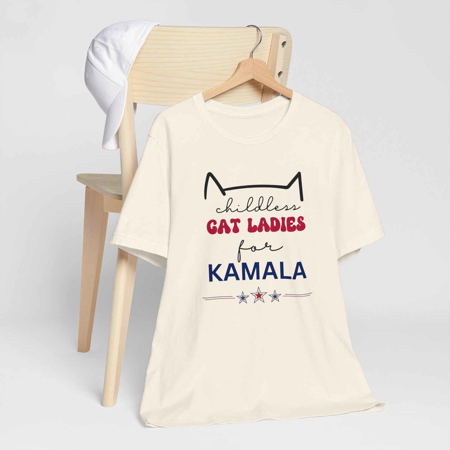 Childless Cat ladies Shirt, 2024 Election Shirt Kamala Harris, Campaign Tshirt, Harris Rally T Shirt, Cat Mom Gift, Madam President Comma