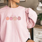 Pink Halloween Pumpkin sweatshirt,Funny Halloween shirt women, spooky ghost halloween party gift, trick or treat cute fall tee