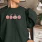 Pink Halloween Pumpkin sweatshirt,Funny Halloween shirt women, spooky ghost halloween party gift, trick or treat cute fall tee