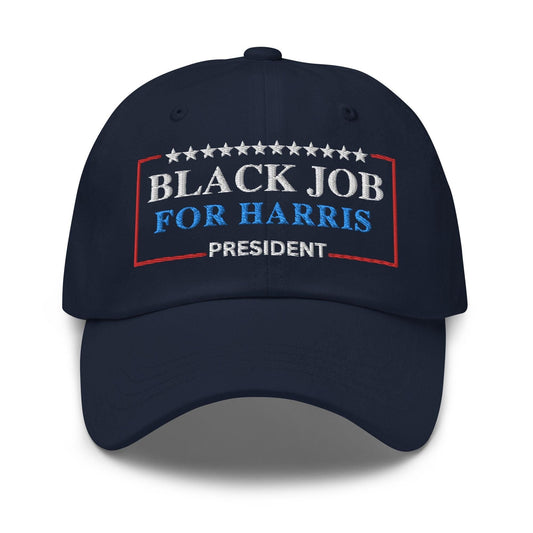 Embroidered elections hat, Black job for Harris hat, Kamala Harris Campaign baseball cap, Harris For President 2024 Hat, Harris 2024 Dad Hat