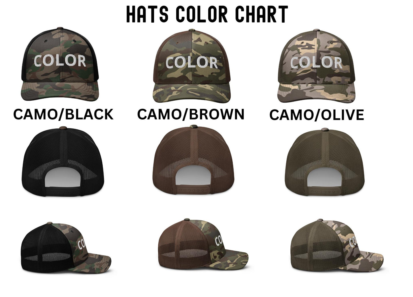 Embroidered Veterans for Harris Hat, Camouflage trucker hat campaign and rally, Kamala Harris For President 2024 Hat