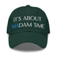 Embroidered it's madam time cotton twill hat, Harris walz democrat gift, Kamala harris madam president hat, for Harris Hat