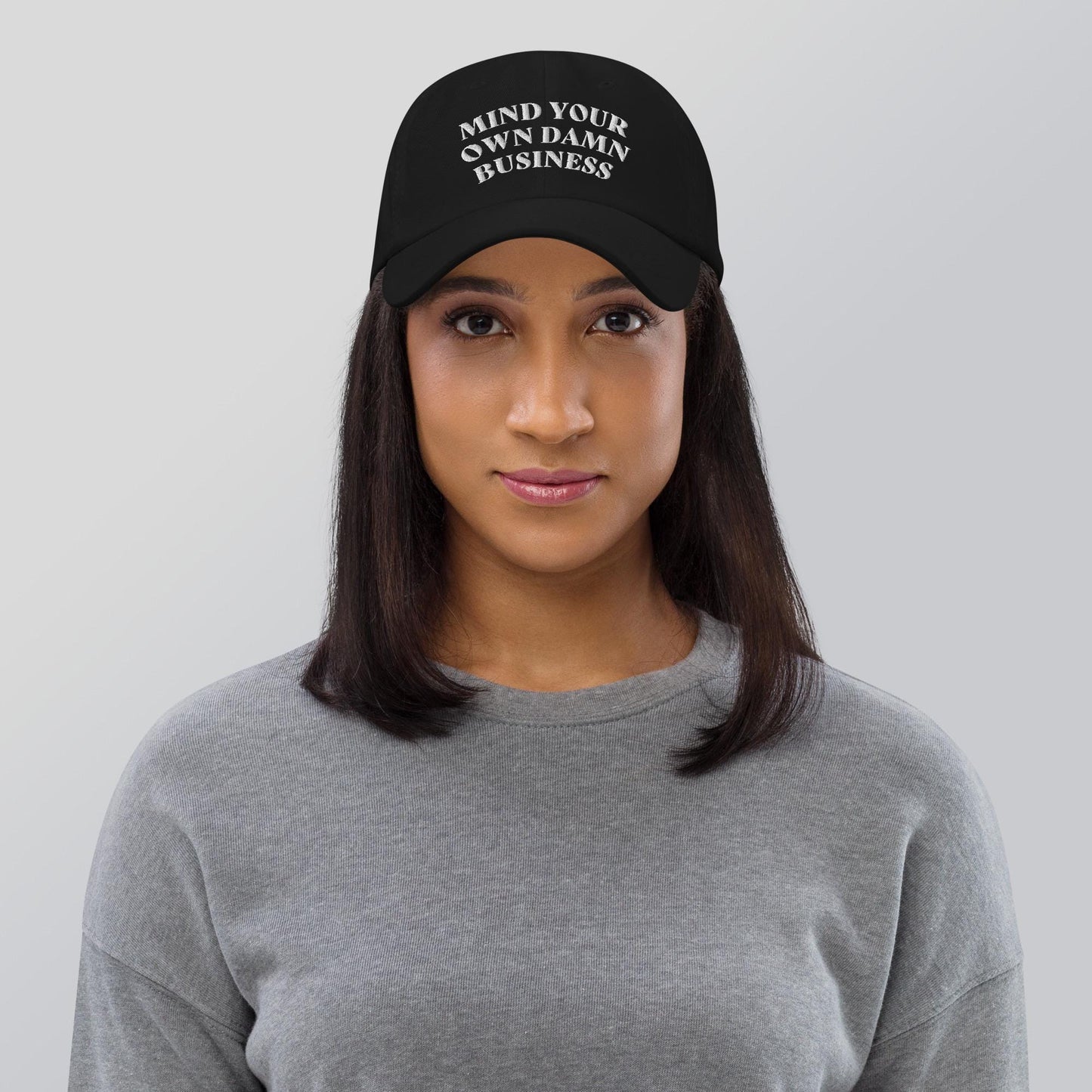 Embroidered Harris Walz Hat, mind your own damn business cotton twill hat, Kamala Harris campaign cap, madam president 2024