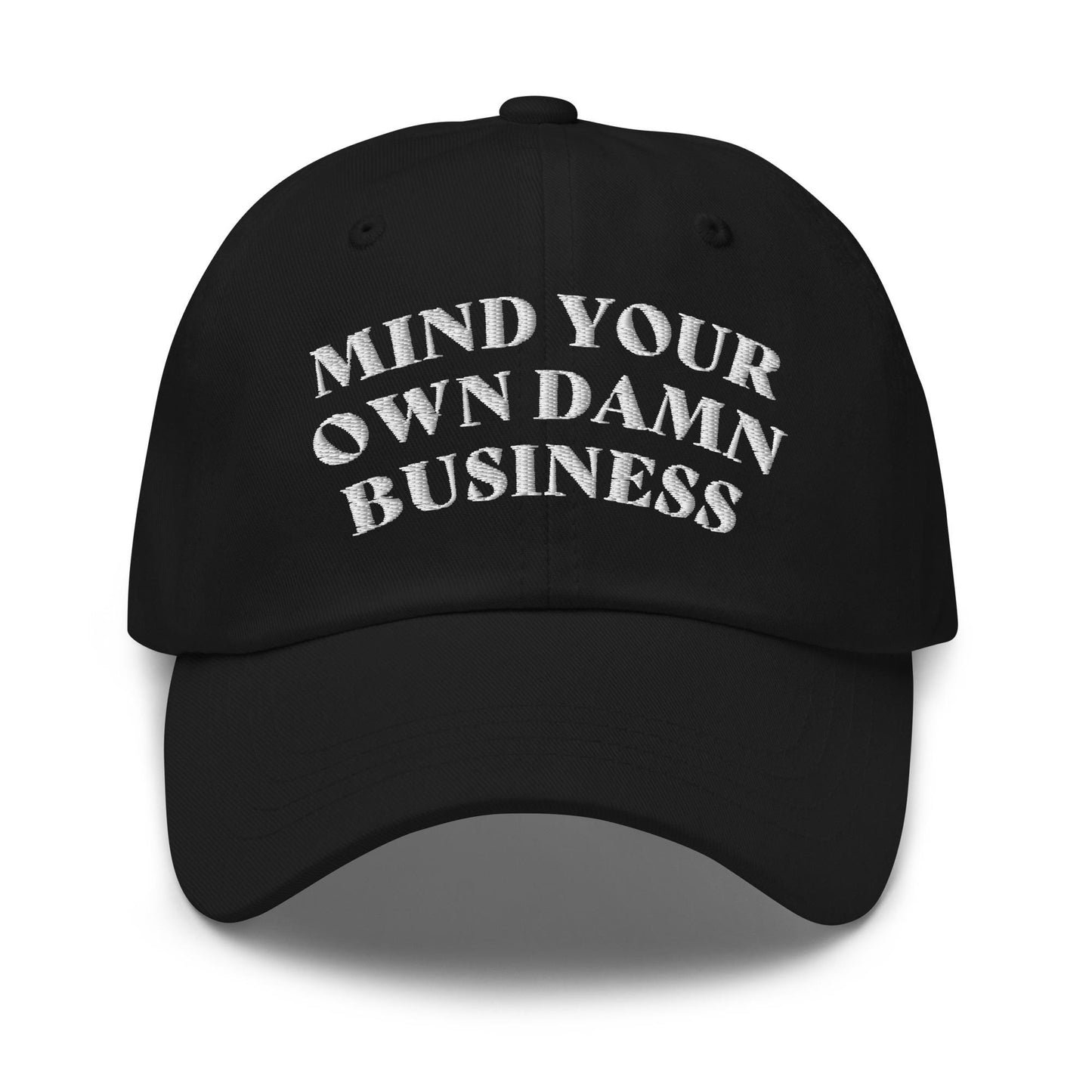 Embroidered Harris Walz Hat, mind your own damn business cotton twill hat, Kamala Harris campaign cap, madam president 2024