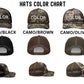 Camo trucker hat for Harris, embroidered comma la hat, madam president cap, we are not going back, Harris Walz democrat gift