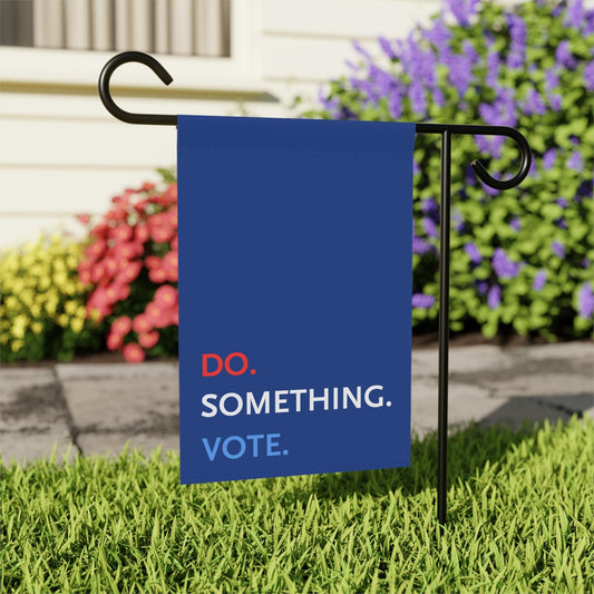 Political Yard Flag, Do Something Vote house flag, , Democrat Republican flag banner, election 2024 flag, vote garden flags