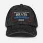 Funny Brats for Harris Cap, Embroidered Vintage Cotton Twill Hat for Campaign and Rally, Election Hat, Kamala is Brat