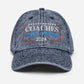 Coaches for Harris Cap, Embroidered Vintage Cotton Twill Hat, Harris Walz Hat, Election Hat, Coaches for Kamala