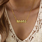 Personalized Sign language necklace, custom name necklace for speech therapist, sign language teacher gift
