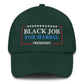 Embroidered elections hat, Black job for Harris hat, Kamala Harris Campaign baseball cap, Harris For President 2024 Hat, Harris 2024 Dad Hat