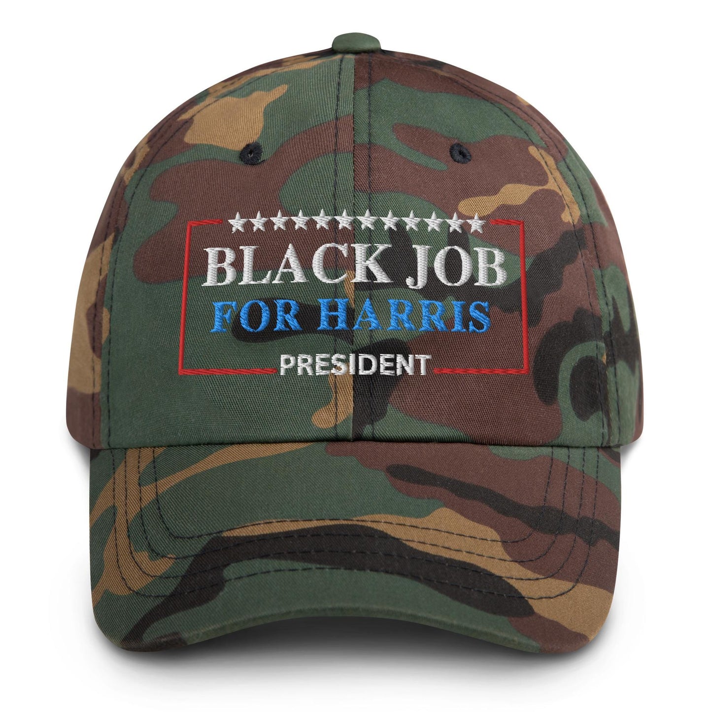 Embroidered elections hat, Black job for Harris hat, Kamala Harris Campaign baseball cap, Harris For President 2024 Hat, Harris 2024 Dad Hat