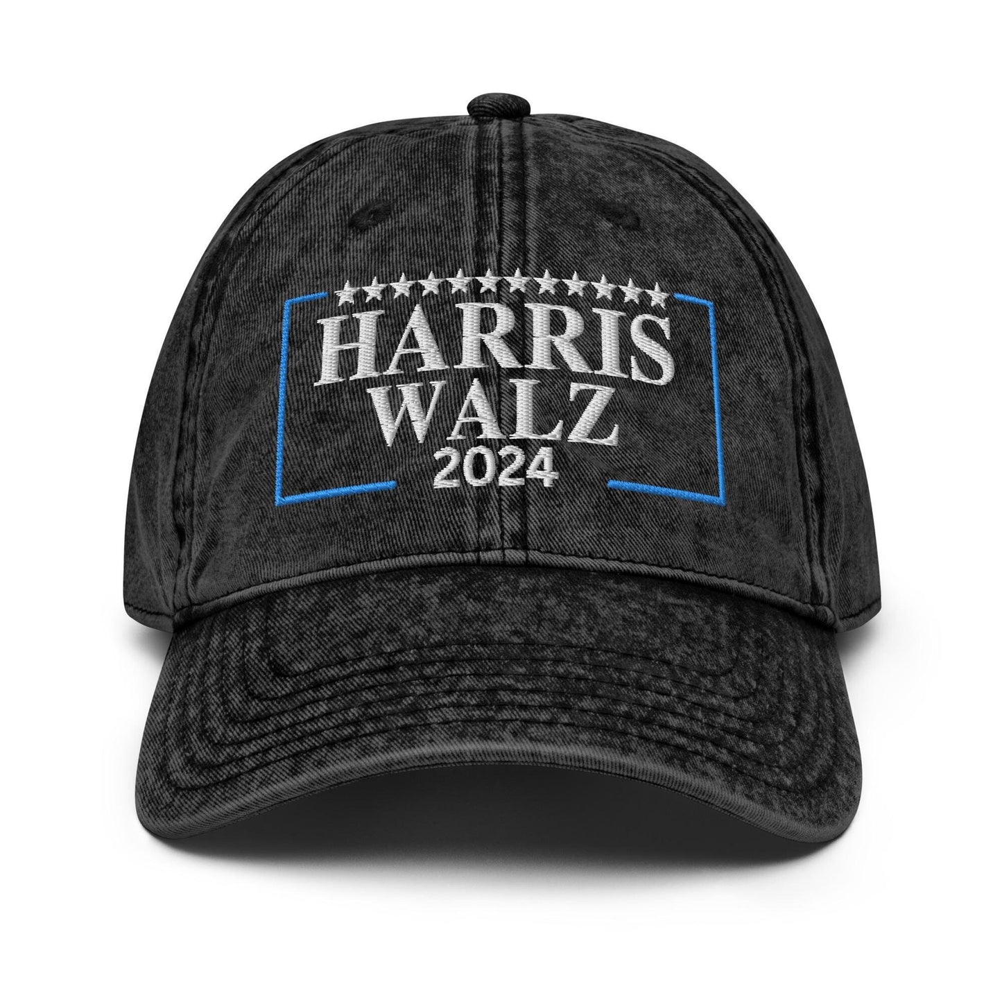 Harris Walz Embroidered Hat, Vintage aesthetic Cotton Twill Hat, Madam President 2024 Hat, Kamala we are not going back