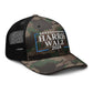 Embroidered camo hat Harris Walz, 2024 Harris for President trucker hat, madam president cap, coach Walz baseball cap, democrat hat gift