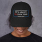 It's About Madam Time Embroidered Hat, Cotton Twill Hat for Harris, democrat gift election 2024, madam president Kamala Hat