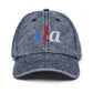 Comma La vintage cotton twill cap, kamala harris rally hat, for harris hat, childless cat lady, 2024 election hat