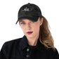 Embroidered hat for Harris, comma la hat, vintage aesthetics cotton twill hat for campaign, madam president Kamala hat