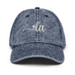 Embroidered hat for Harris, comma la hat, vintage aesthetics cotton twill hat for campaign, madam president Kamala hat