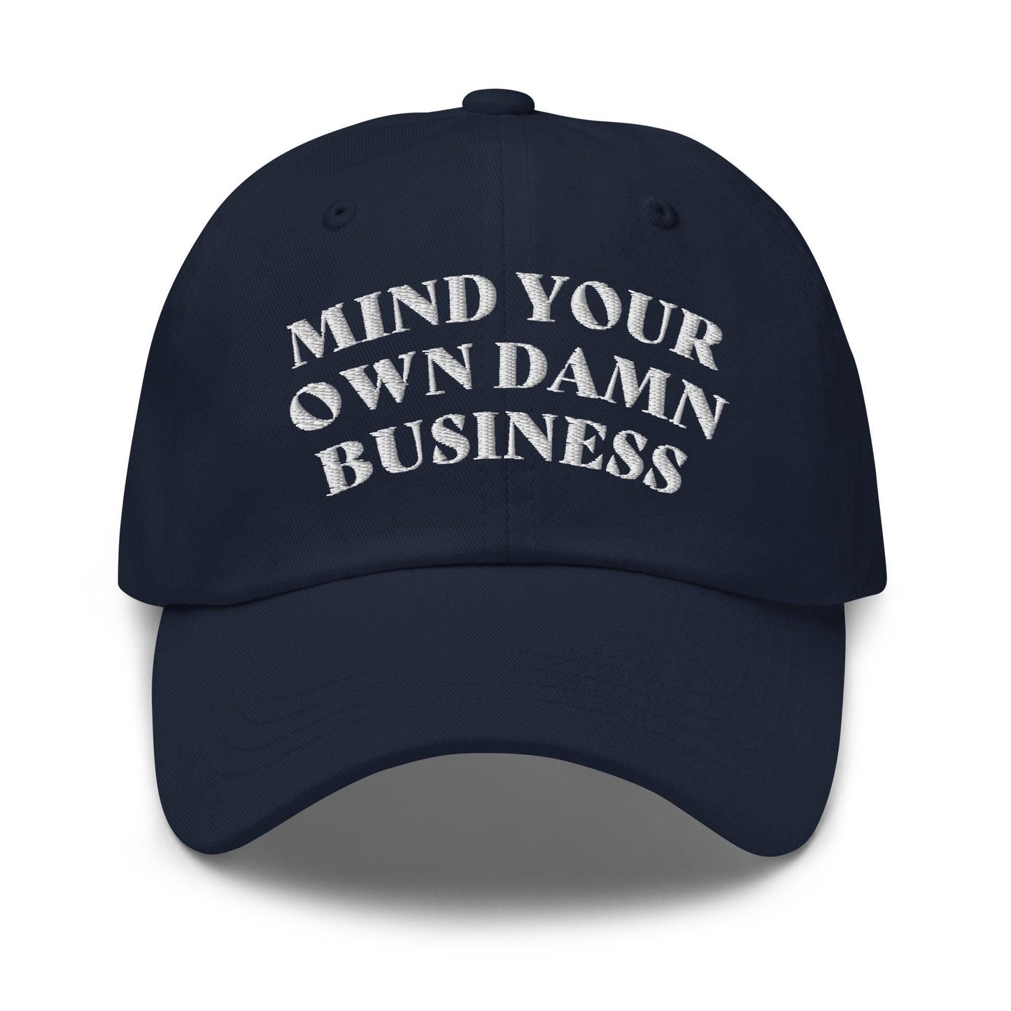 Embroidered Harris Walz Hat, mind your own damn business cotton twill hat, Kamala Harris campaign cap, madam president 2024