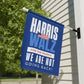 Harris Walz flag banner, we are not going back garden and house flag, election 2024 Kamala Harris flag, madam president democrat yard flag