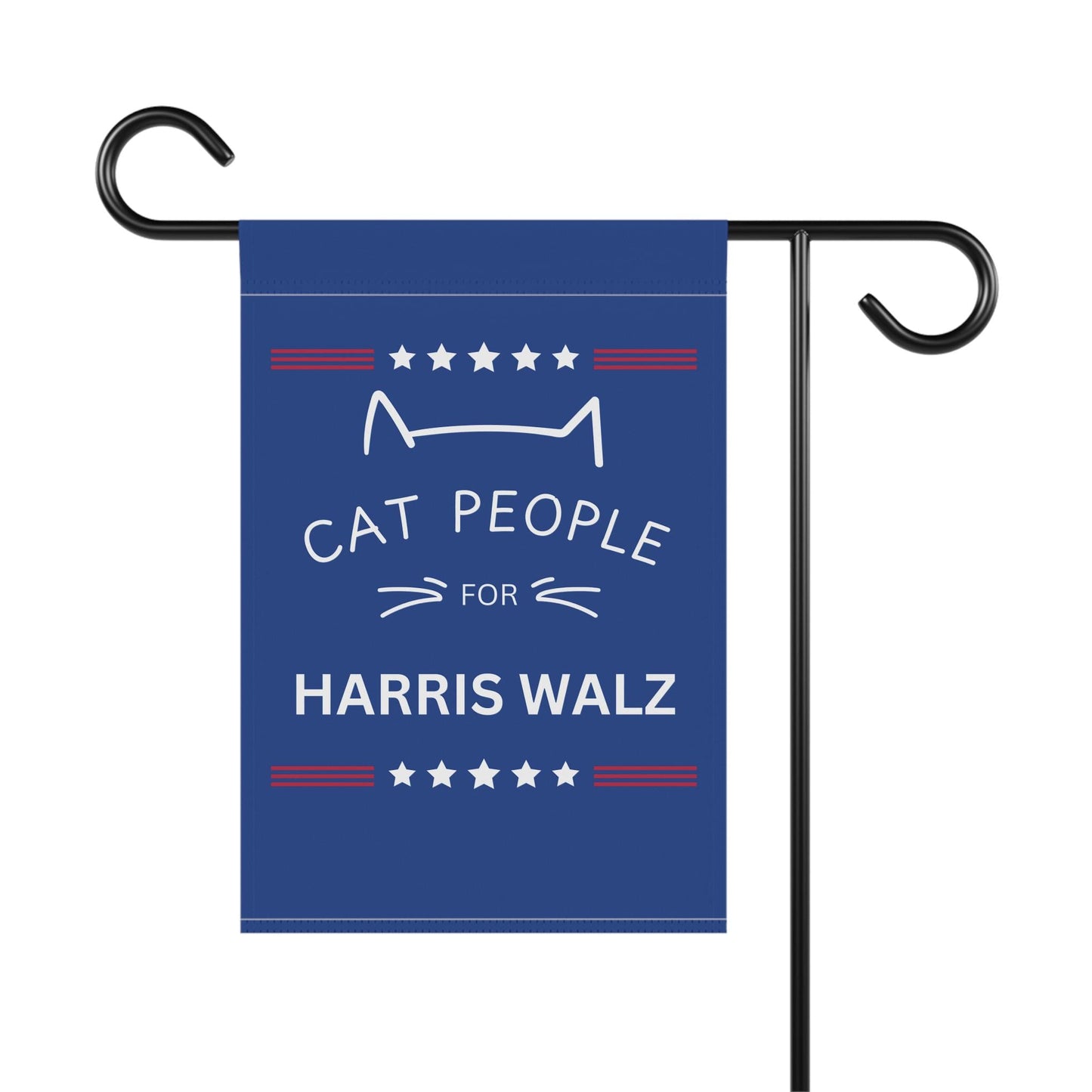 Cat People for Kamala Flag banner, Political Yard Flag, Democrat House Flags, Election 2024 Flag, Vote Garden Flags, Childless Cat Lady