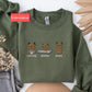 Embroidered Coffee Books Dogs sweatshirt, funny dog lover sweater, bookish bookworm sweatshirt, reading enthusiast gift, book club sweater