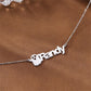 Personalized halloween necklace, cute ghost name necklace, halloween ghost necklace, custom jewelry halloween, spooky necklace