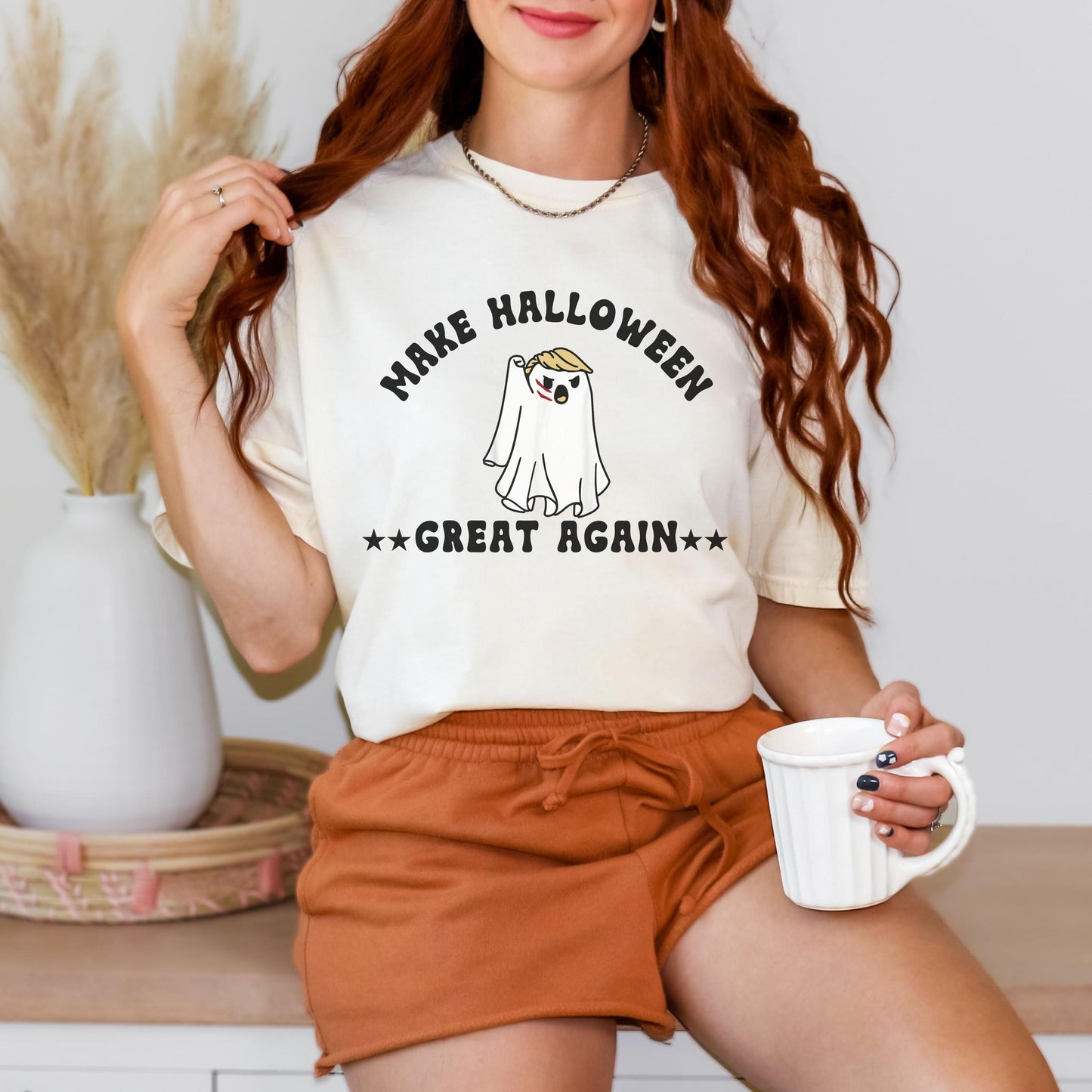 Comfort Colors Halloween Trump Shirt, Make Halloween great again, Trump Ghost shirt, Fight Fight tshirt, Trump Halloween republican gift