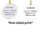 Personalized Registered Nurse Ornament, Christmas ornament nicu nurse, custom RN gift, labor and delivery appreciation gift, CRNA ornament