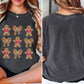 Comfort Colors coquette christmas shirt, Christmas Cookies shirt, Gingerbread cookies Shirt, Baking Shirt, coquette bow shirt holiday season