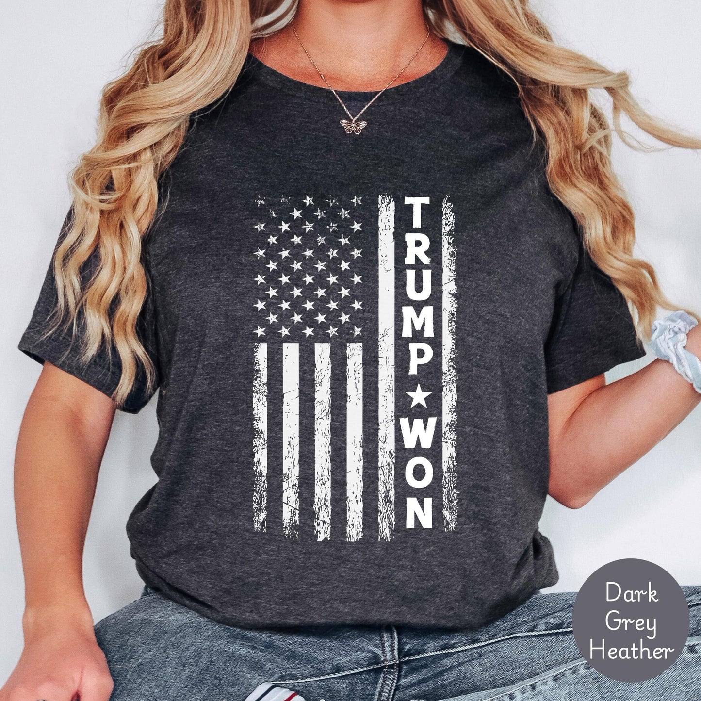 Trump Won Shirt, Republican gift, Trump supporter tee shirt, 2024 Election shirt, Trump girl shirt, Vote for Trump