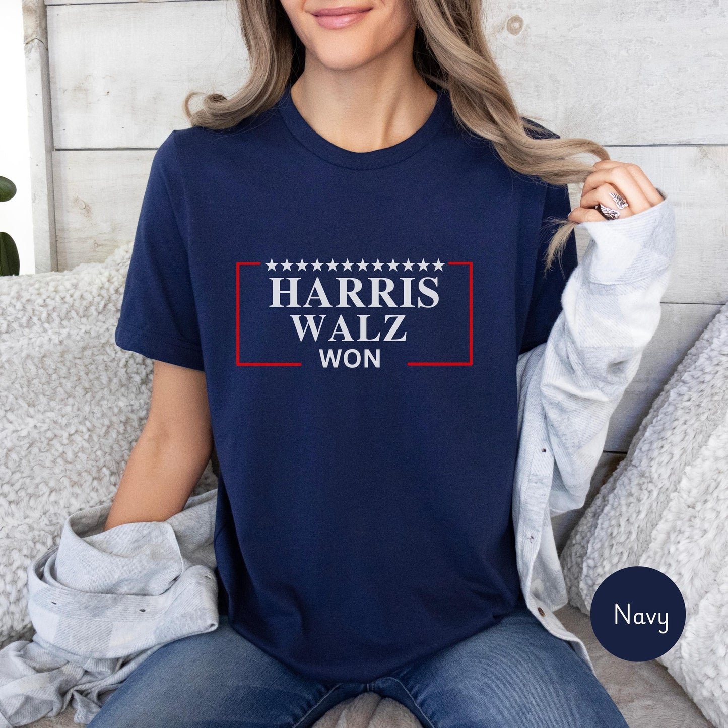 Harris Walz Won tshirt gift, Democrat Harris shirt, Harris Walz supporter tee, 2024 Election shirt, We're not going back, inauguration shirt