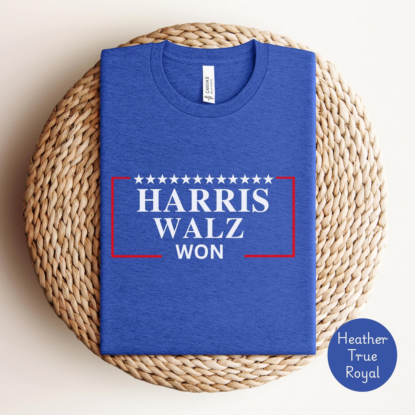 Harris Walz Won tshirt gift, Democrat Harris shirt, Harris Walz supporter tee, 2024 Election shirt, We're not going back, inauguration shirt