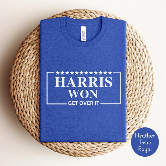 Kamala Harris Won tshirt, democrat shirt for Harris Walz inauguration, ProHarris tee, 2024 Election shirt, We are not going back tee