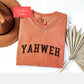 Comfort Colors Yahweh shirt, Christian religious shirt, Yeshua tshirt, faith tshirt, God is good, bible verse encouraging motivating shirt