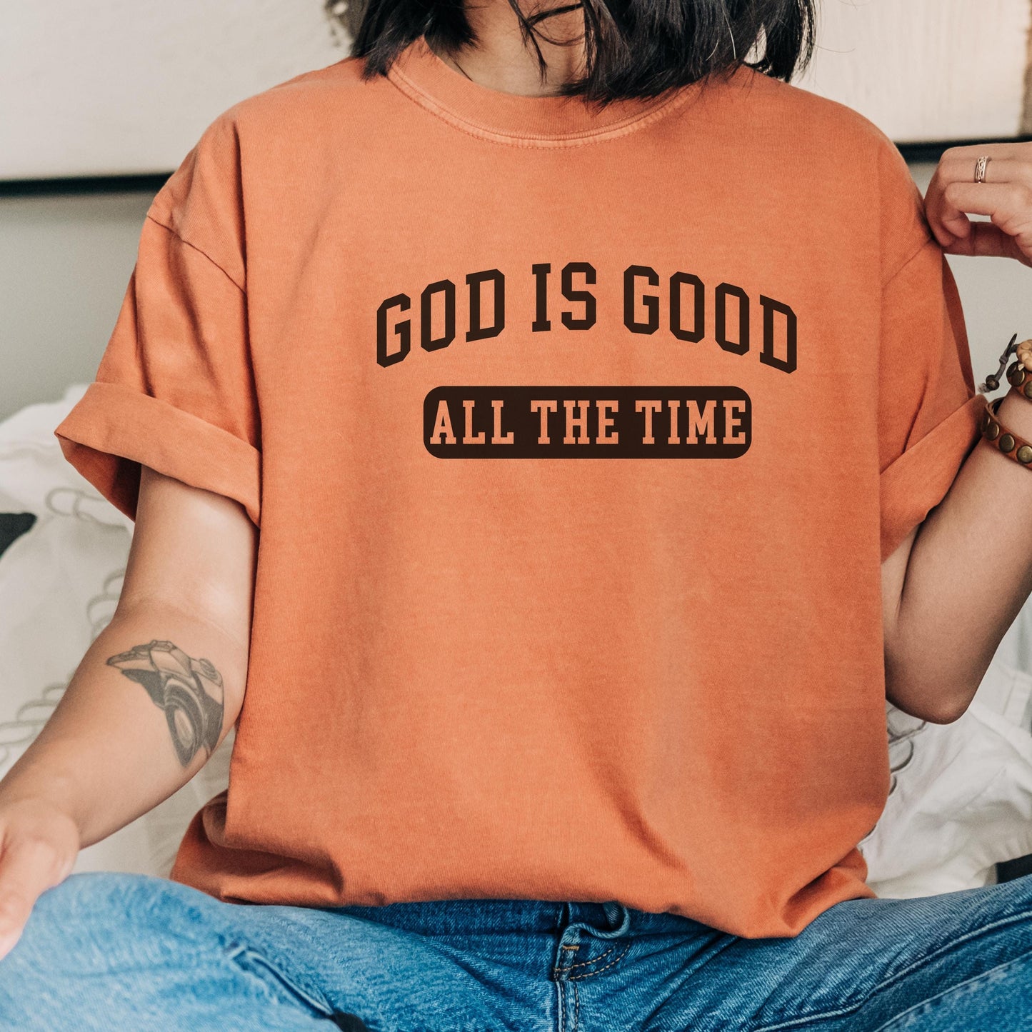 Comfort Colors God is good shirt, all the time Christian shirt, bible verse tshirt, faith based tshirt, encouraging shirt gift for friend