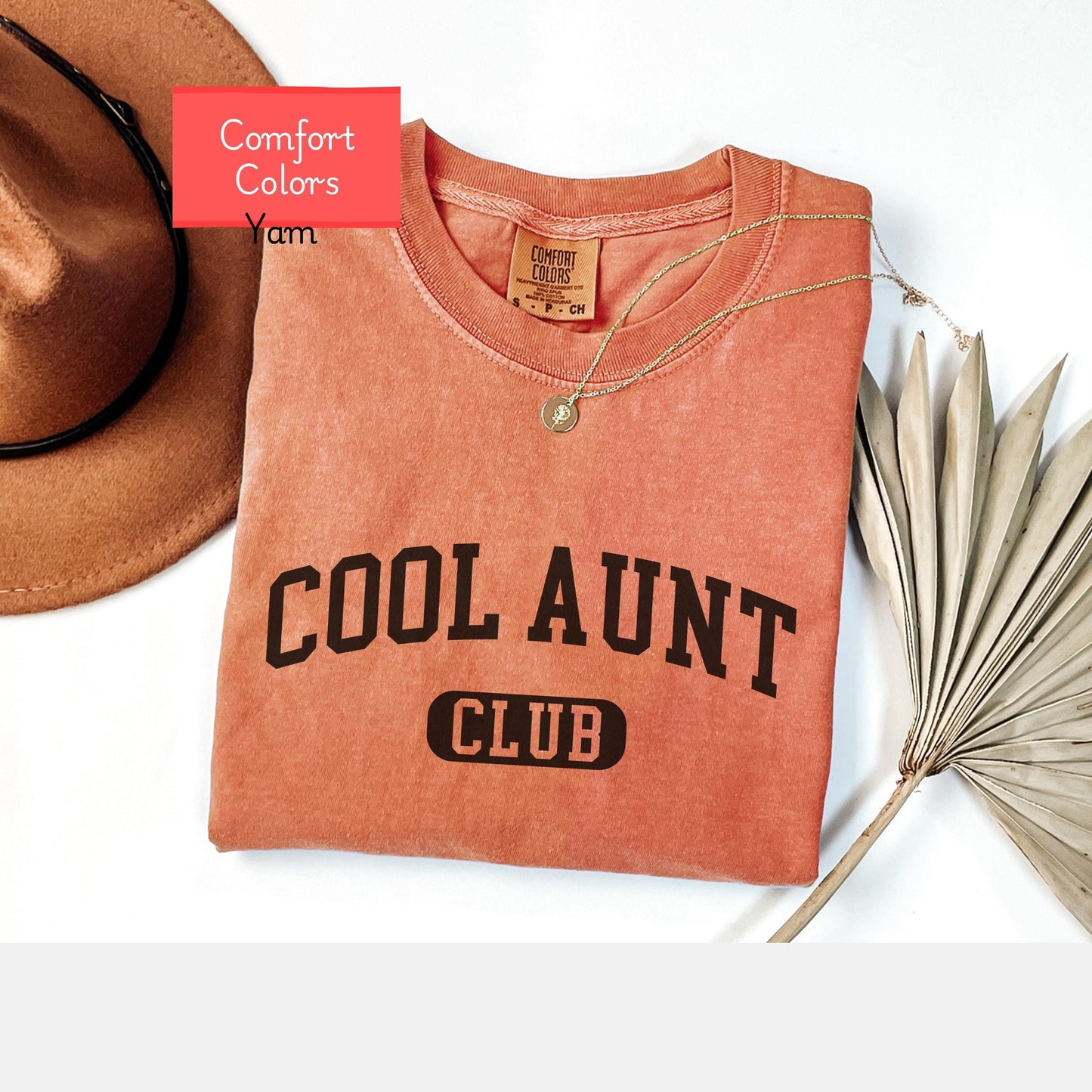 Comfort Colors Cool Aunt club shirt, new auntie shirt ,fun auntie tshirt, godmother gift, i'm just here for my nephew and niece