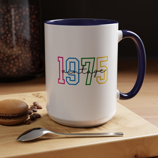 Funny 50th Birthday Mug, Vintage 1975 Mug,  Best friend 50th birthday gift, 50th Birthday Gift For Women, 50th Birthday Gift For Men