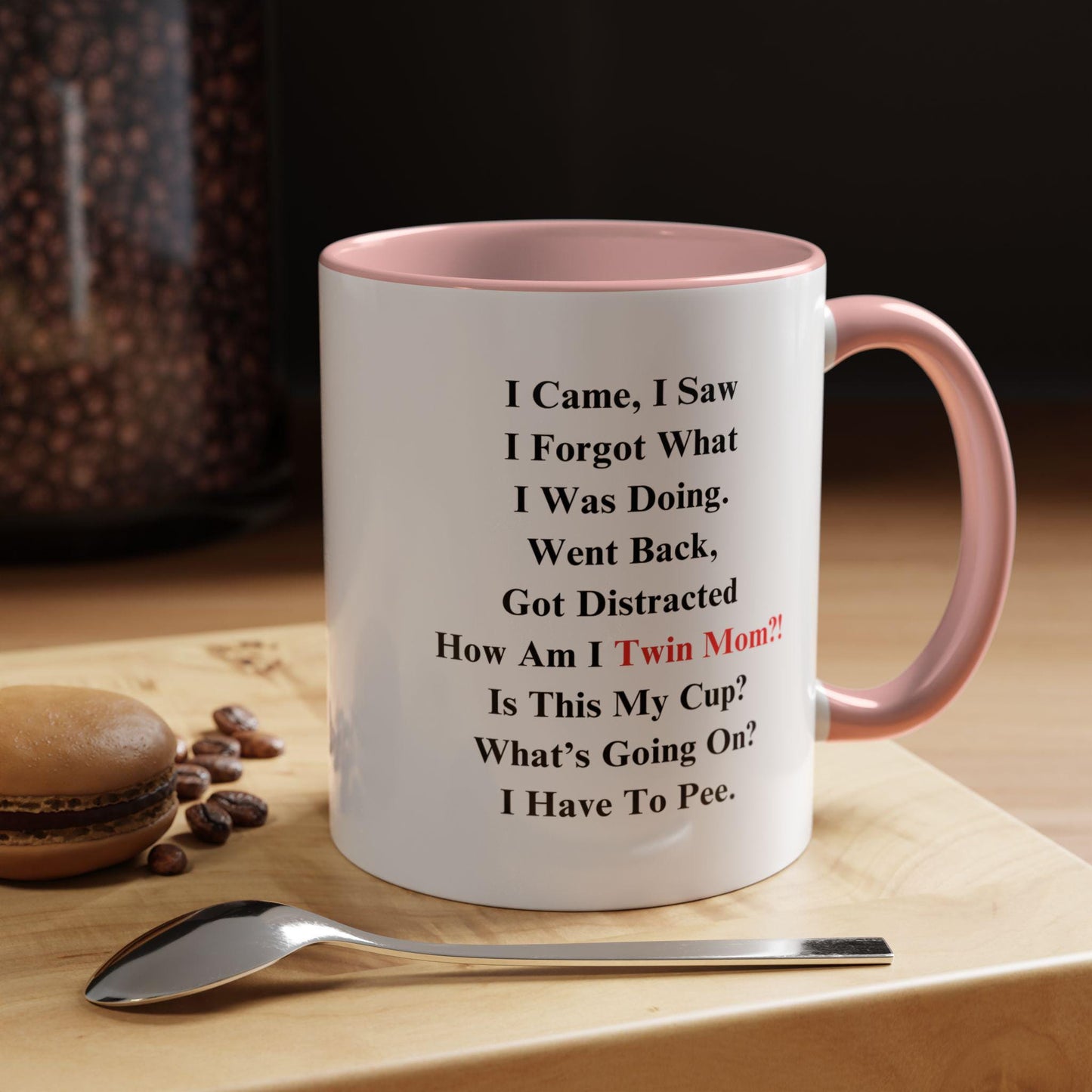 Funny coffee mug for twin mom, mama birthday gift, ADHD Gift For Women, Mental health awareness Gift For mom of twins, Mom coffee cup