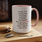 Funny coffee mug for dog mom, mama birthday gift, ADHD Gift For Women, Mental health awareness Gift For Pet Owner, Pet lover coffee cup