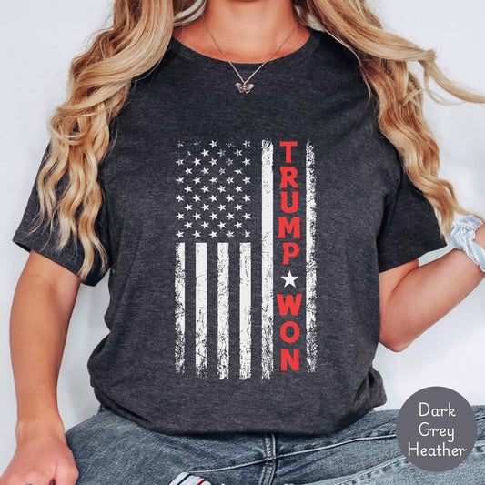 Republican Trump shirt,  Trump Won tshirt gift, Trump supporter tee shirt, 2024 Election shirt, Trump girl shirt, Vote for Trump