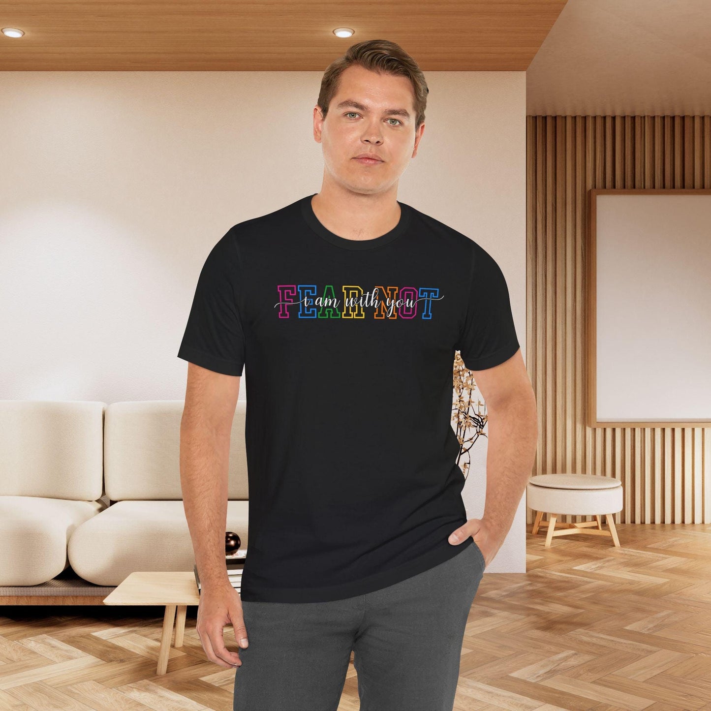 Fear not Christian shirt, faith based encouraging tshirt, God is good tshirt, religious t-shirt, gift for Christians, Jesus Shirt