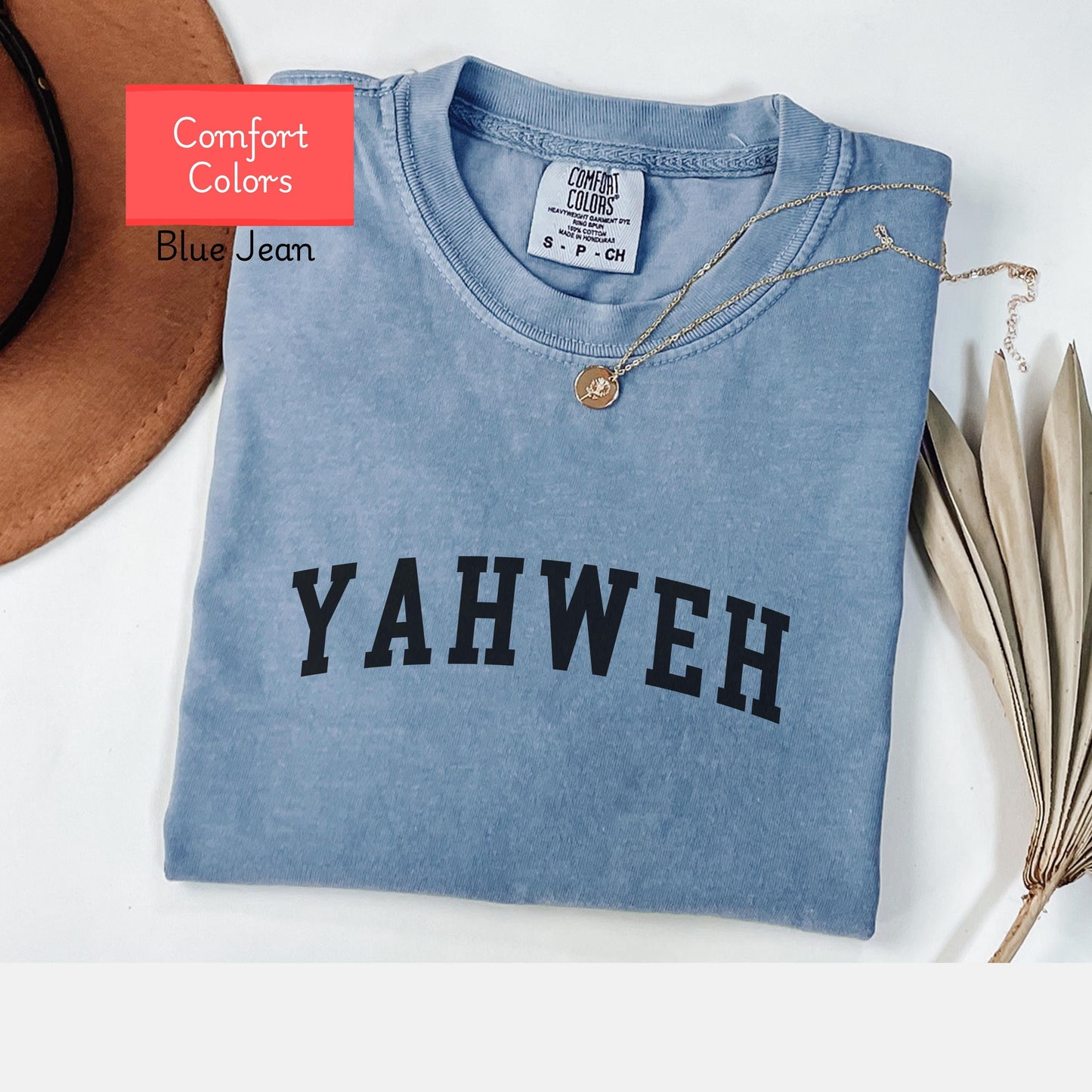 Comfort Colors Yahweh shirt, Christian religious shirt, Yeshua tshirt, faith tshirt, God is good, bible verse encouraging motivating shirt
