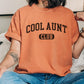 Comfort Colors Cool Aunt club shirt, new auntie shirt ,fun auntie tshirt, godmother gift, i'm just here for my nephew and niece