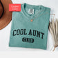 Comfort Colors Cool Aunt club shirt, new auntie shirt ,fun auntie tshirt, godmother gift, i'm just here for my nephew and niece