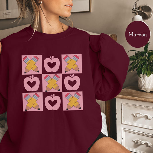 Valentines Teacher Sweatshirt, Third Grade Teacher Valentines gift, Specials Teacher Valentine Sweater, Valentines Day Gift for Teacher