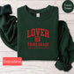 Embroidered Personalized Teacher Sweatshirt Valentines, Third Grade Teacher Valentines Day Gift, Teacher appreciation gift