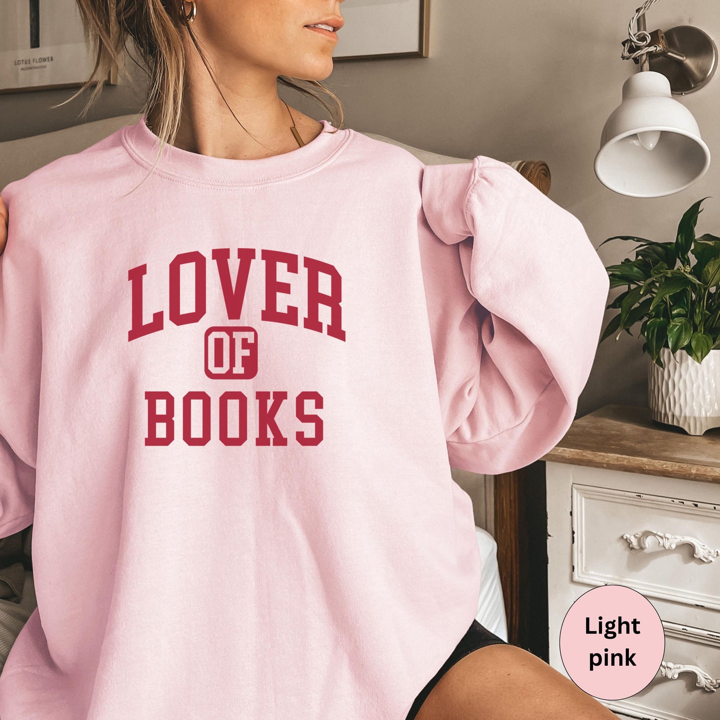 Valentines Sweatshirt for Book Lover, Lover of Books Sweatshirt, Bookworm sweatshirt, Bookish valentines gift, Book Club Reading Sweater