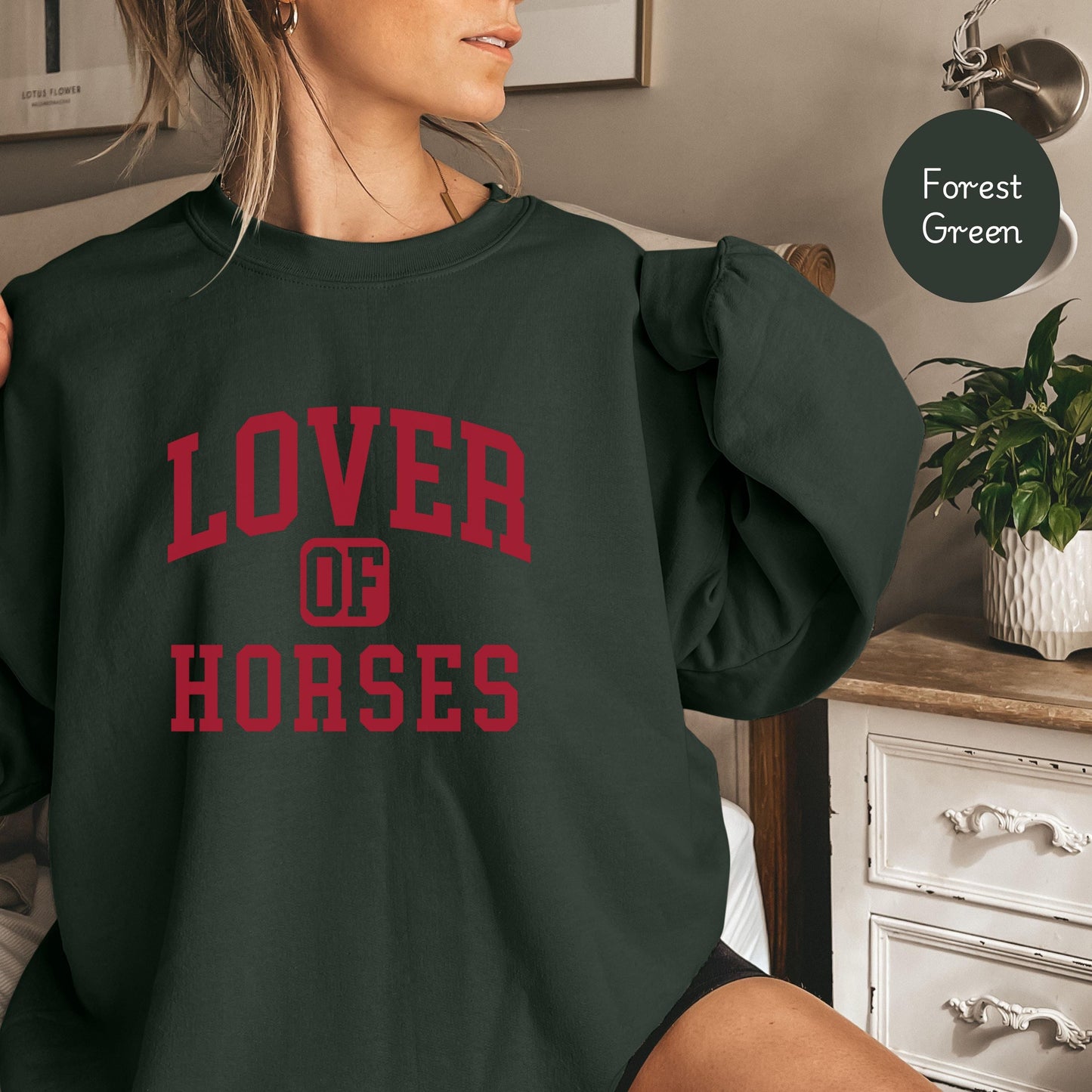 Valentines Sweatshirt for Horse Mom, Lover of Horses Sweatshirt, Horse Dad sweatshirt, funny Horse owner sweatshirt gift for valentines